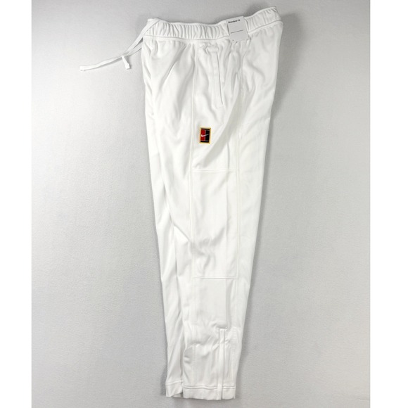 Nike Court Heritage Tennis Pant Size S Mens White FZ6928-100, NWT - Picture 3 of 12